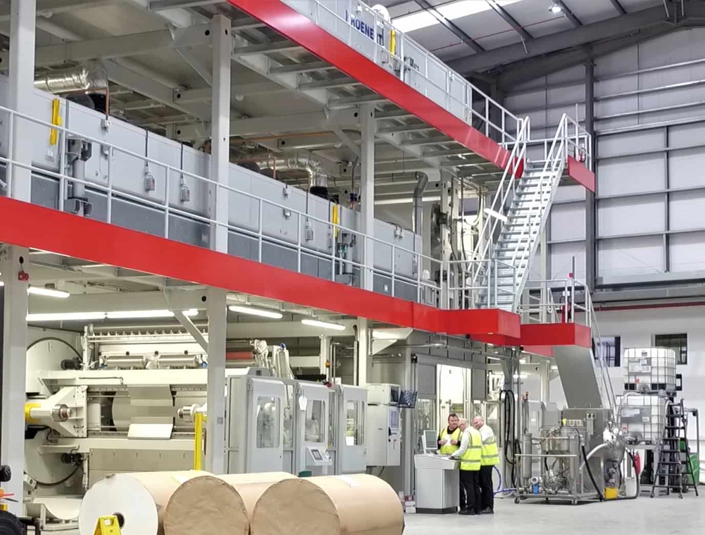 Vetaphone corona treater on Kroenert line