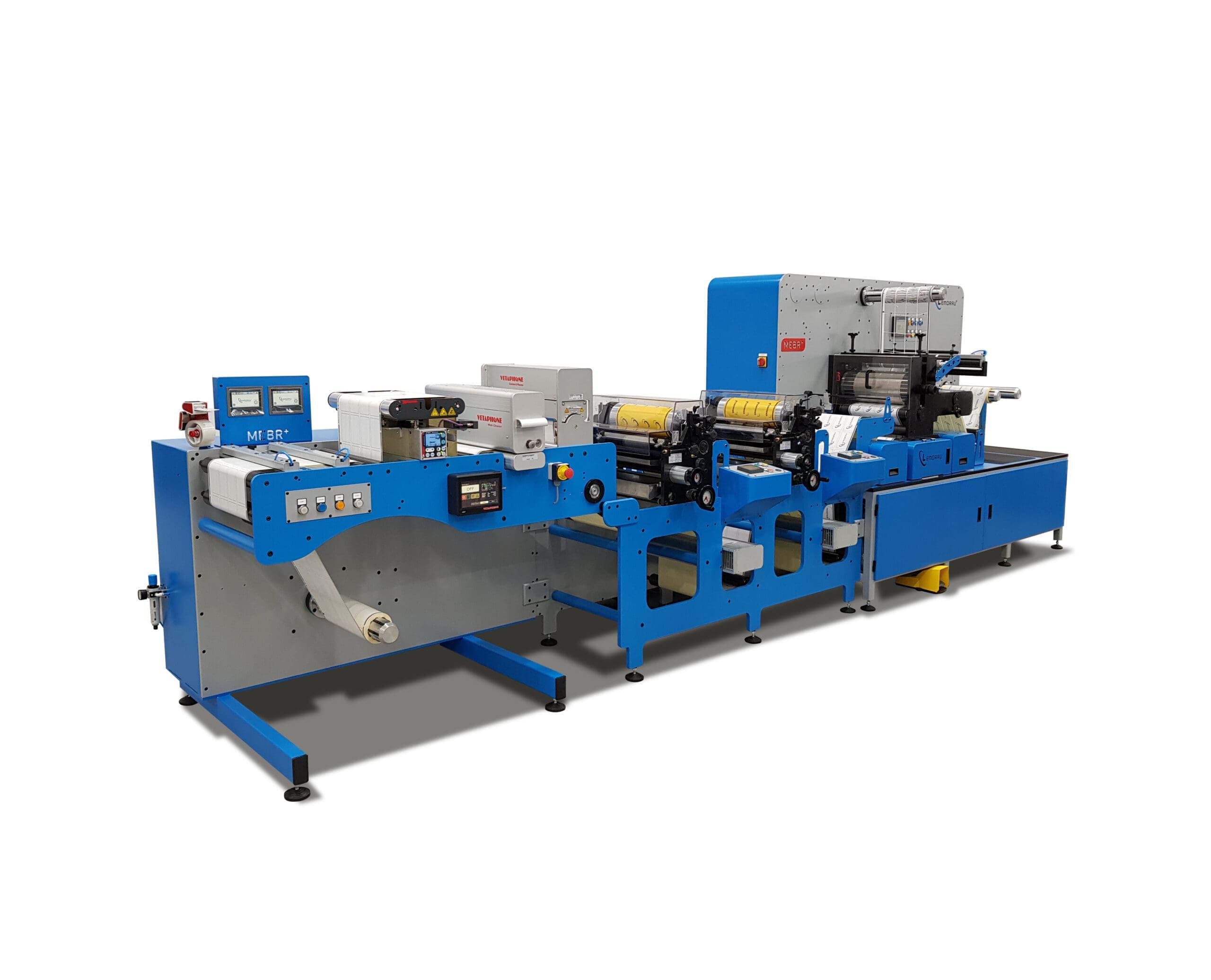 Lemorau MEBR with Vetaphone web cleaner and corona treater