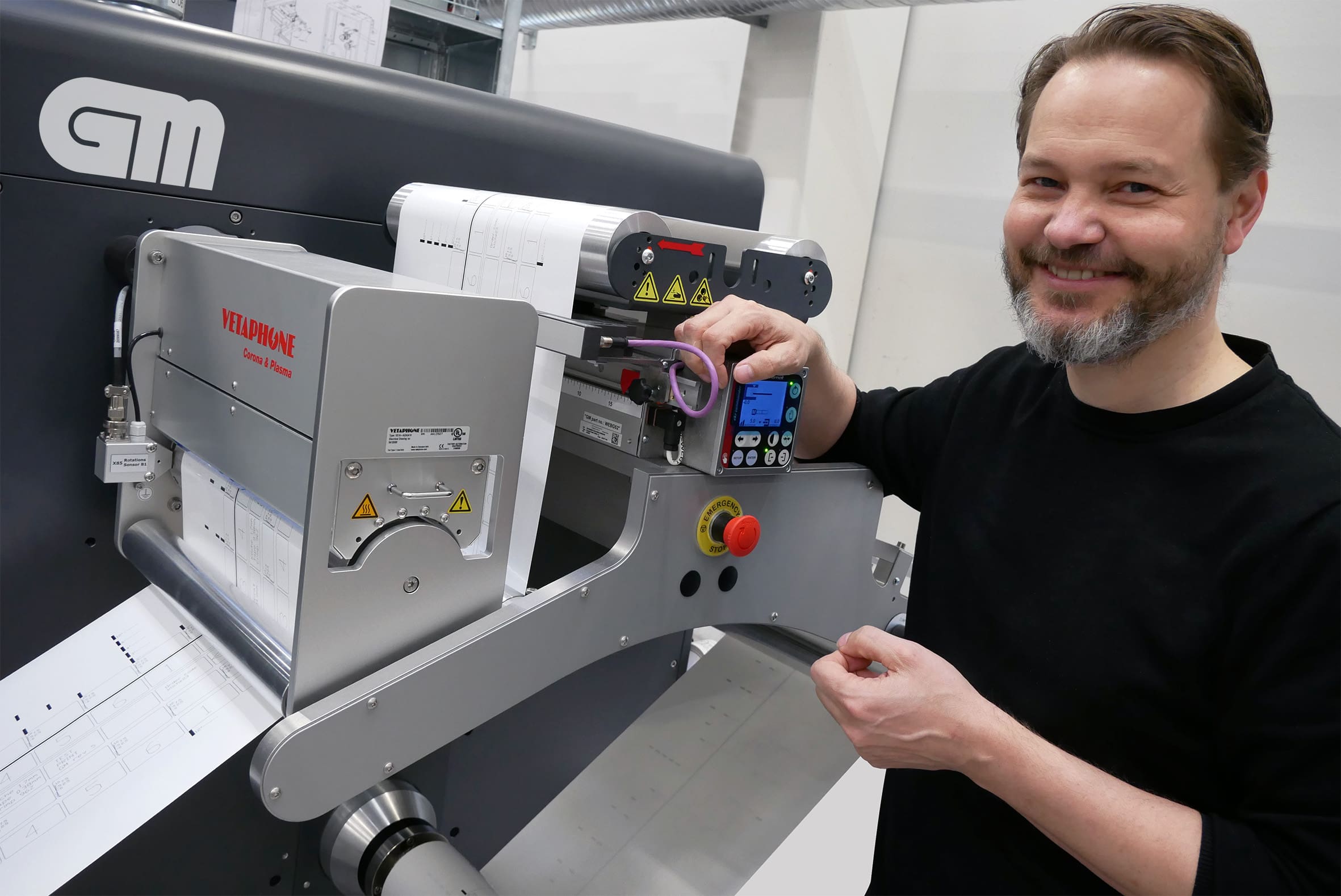 Uffe Nielsen from Grafisk Maskinfabrik