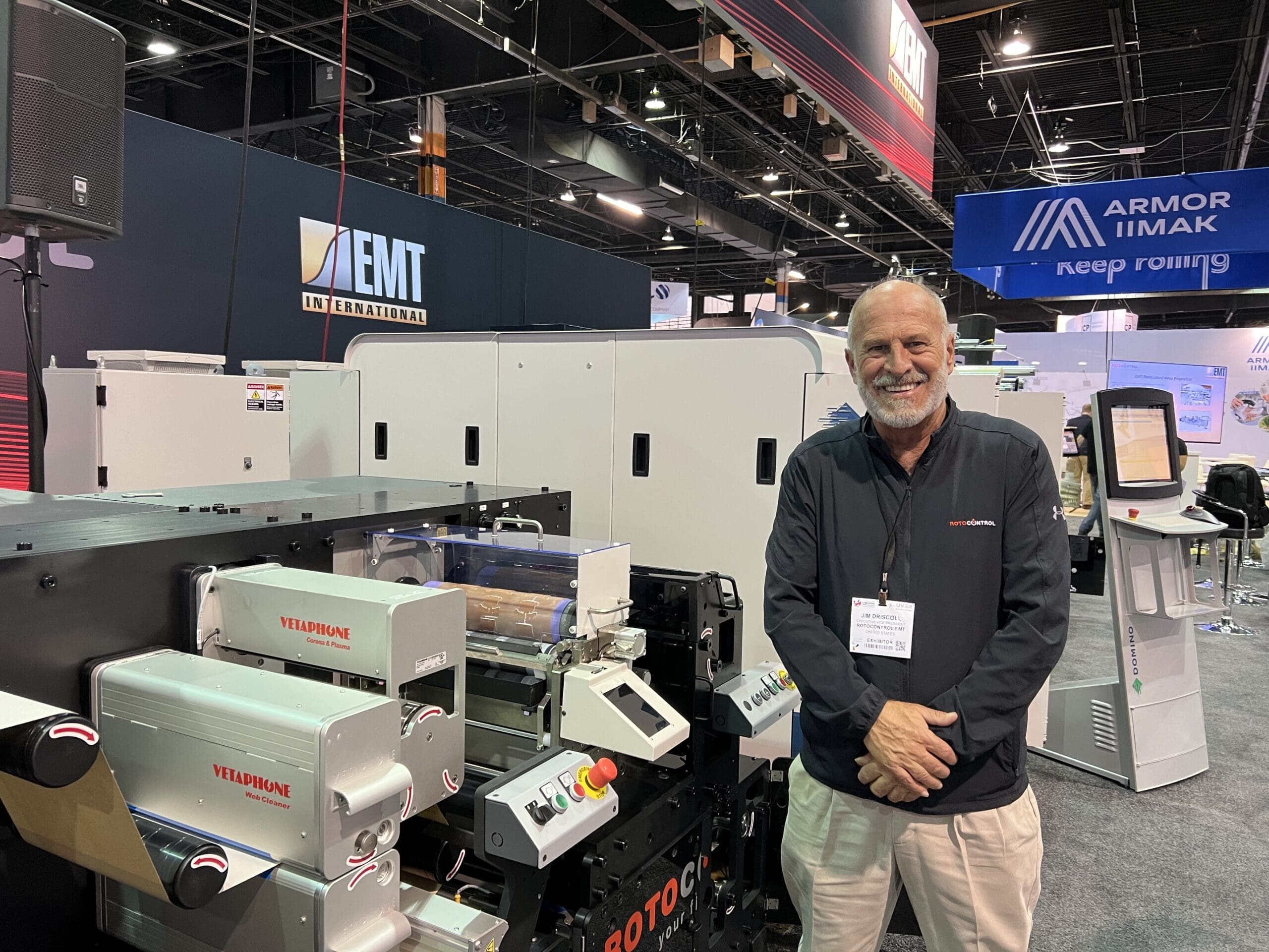 Vetaphone narrow web treater and web cleaner